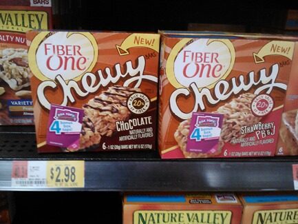 Fiber One Chewy Bars for $2.48 a Box!