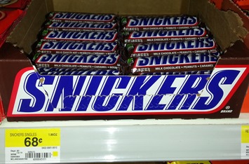 BOGO FREE Snickers Bars Makes Them $.34 Each at Walmart!
