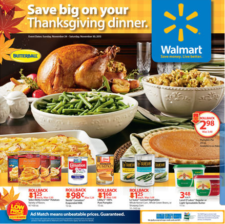 New Walmart Thanksgiving Flyer is out!