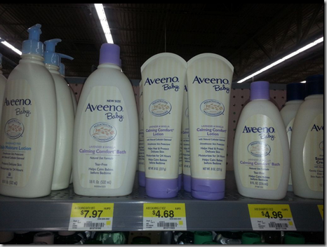 Aveeno Baby Products Starting at $3.68 at Walmart!