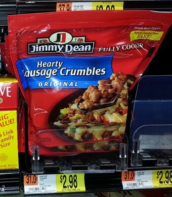 Jimmy Dean Sausage Crumbles Just $2.23 at Walmart!
