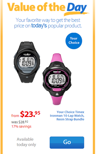 Walmart Value of the Day: Timex Ironman Watch Just $23.95!
