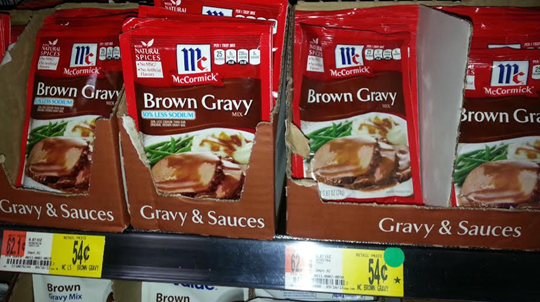 Walmart:  McCormick Gravy Packets Just $0.27