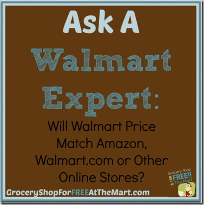 Will Walmart price match online retailers?