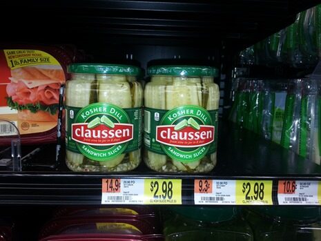 Claussen Pickles Just $2.43 at Walmart!
