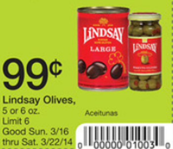 Stock Up Deal: Lindsay Olives Just $.49 at Walmart!