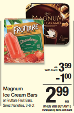Walmart Price Match Deal: Magnum Ice Cream Multi-Packs Just $1.74!