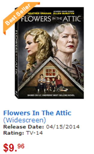 Save $3 on Flowers in the Attic on DVD!