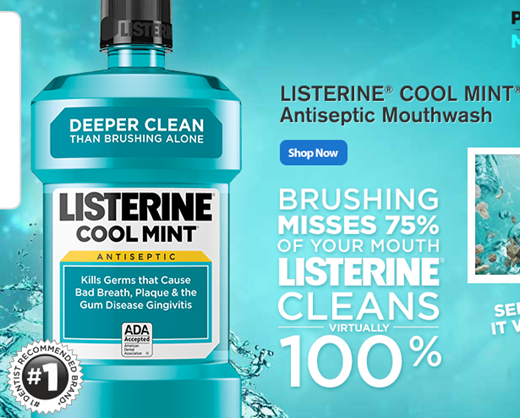 FREE Sample of Listerine and a High Dollar Coupon!