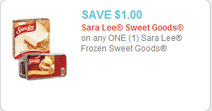 Sara Lee snacks coupon