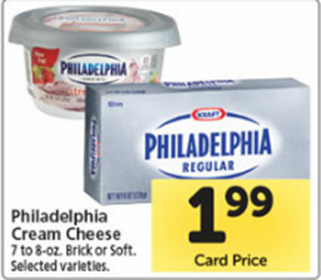 Walmart Price Match Deal: Philadelphia Cream Cheese Spread Just $1.49!
