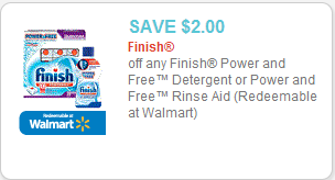 Finish Power & Free Finish Detergent Coupon