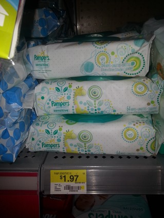 walmart diapers and wipes