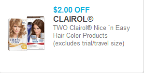 Clairol Nice 'n Easy Coupon