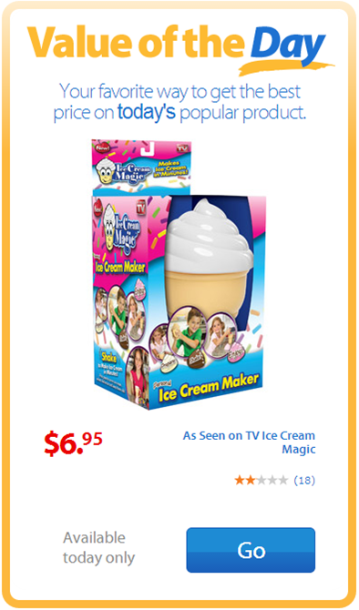 Walmart Value of the Day: As Seen on TV Ice Cream Magic Just $6.95!