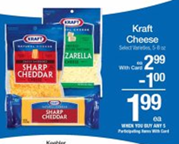 Walmart Price Match Deal: Kraft Cheese Blocks Just $1.49!