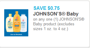 Johnson's Baby coupon