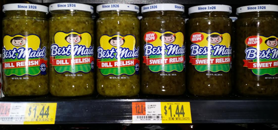 Best Maid Relishes Just $0.89