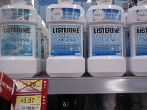 Half Price Listerine Whitening at Walmart!