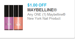 Maybelline Nail Coupon