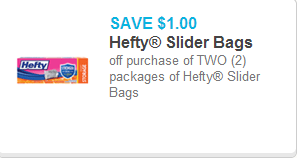 Hefty Slider Bag Coupon