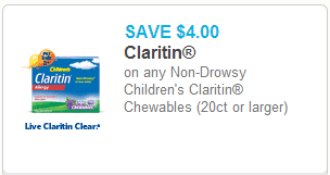 Save Up To $8 on Children's Claritin at Walmart!