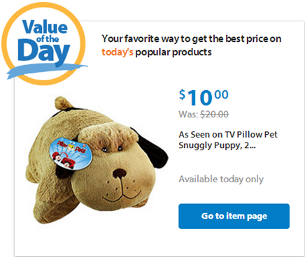 Walmart Value of the Day: Snuggly Puppies Just $10!