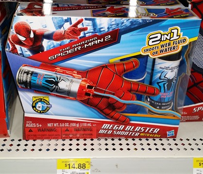 spiderman web shooter walmart