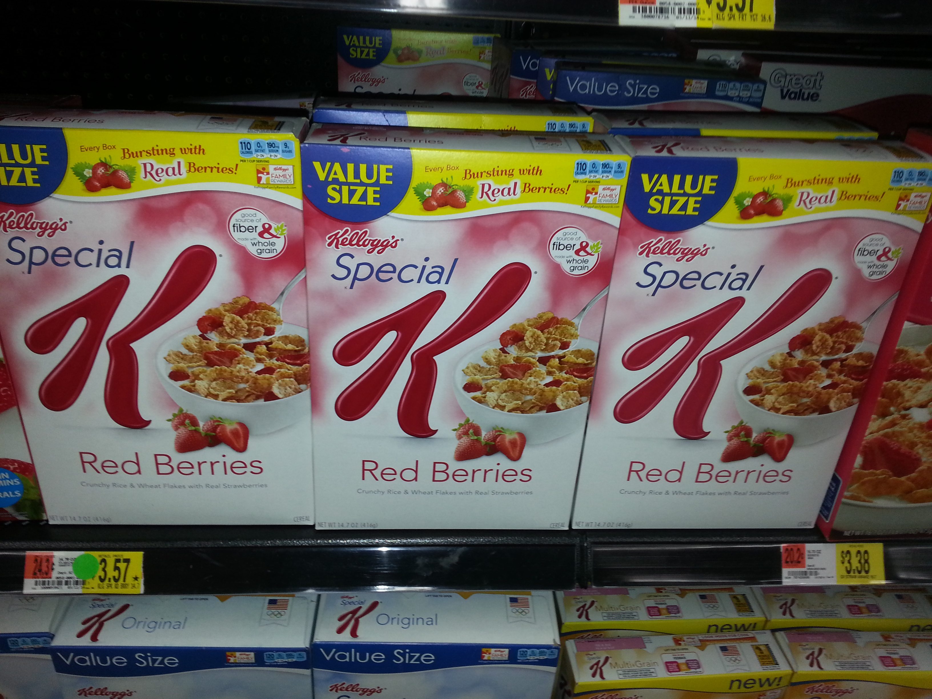 New Printable Coupon for for Kellogg’s Special K Red Berries Cereal!