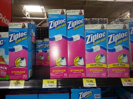 Ziploc Slider Bags Just $2.18 a Box at Walmart!