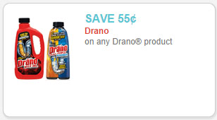 drano product coupon