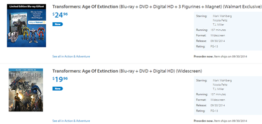 HOT Coupons for Transformers: Age of Extinction on DVD or Blu-Ray!
