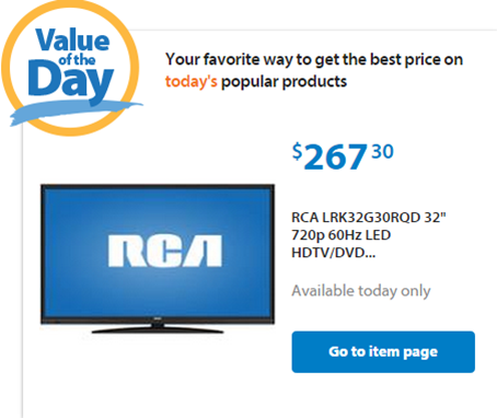 Walmart Value of the Day: RCA HDTV With Roku Just $267!
