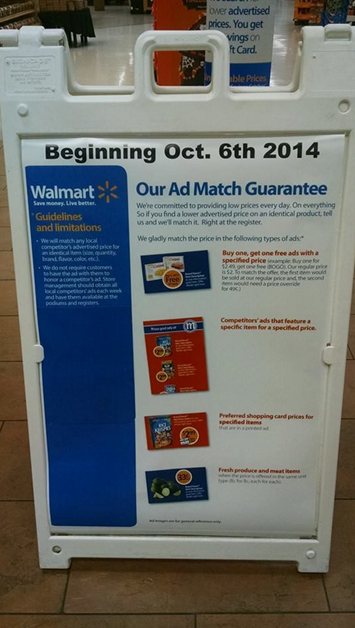 Florida Walmart Bogo Policy