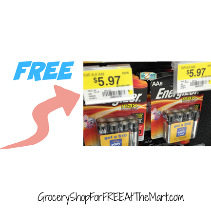 FREE Energizer Batteries at Walmart with Money Maker!