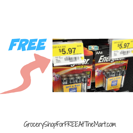 FREE Energizer Batteries at Walmart