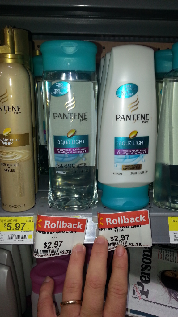 Pantene Products as low as $1.97 at Walmart!