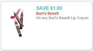 burt's bees lip crayon coupon