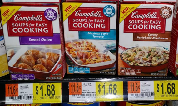 Campbell’s Soups For Easy Cooking Just $0.93