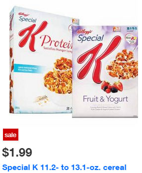 Walmart Price Match Deal: Kellogg’s Special K Cereal for $1.65!
