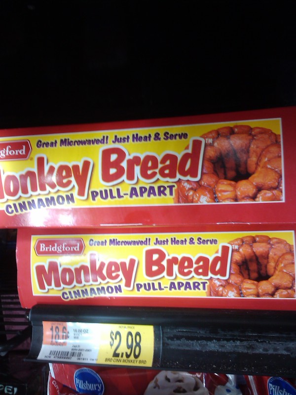 Bridgford Monkey Bread for $2.23 at Walmart!