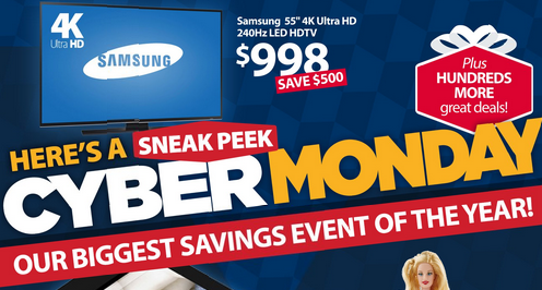 Awesome Sneak Peak of Cyber Monday Deals at Walmart!