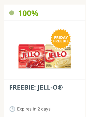 SavingStar Friday FREEbie: FREE Jell-O!