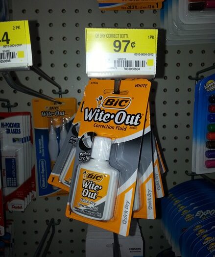FREE Bic Wite-Out with Overage at Walmart!