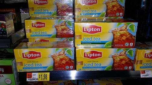 Lipton Tea Bags Just $.98 at Walmart!