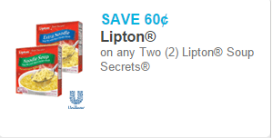 Lipton Soup or Recipe Secrets Starting at $.86 at Walmart!