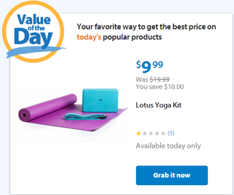 Walmart Value of the Day: Lotus Yoga Kit Just $9.99!