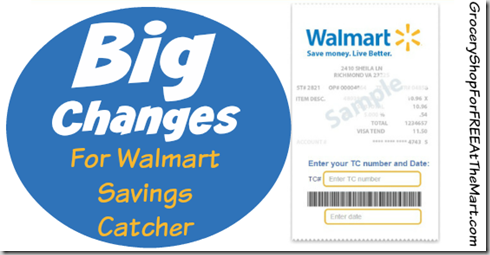 Big Changes For Walmart Savings Catcher