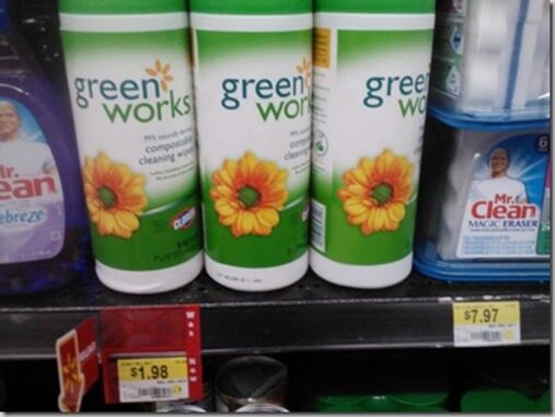 Green Works Wipes Just $.23 at Walmart!