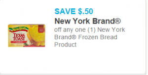 New York Frozen Bread as low as $1.92 at Walmart!